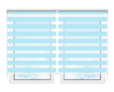 Рулонные шторы мини День Ночь Белладжо 1904 цена. Купить в «Мастерская Жалюзи»