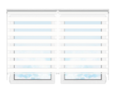 Рулонные шторы мини День Ночь Бергамо 220 цена. Купить в «Мастерская Жалюзи»