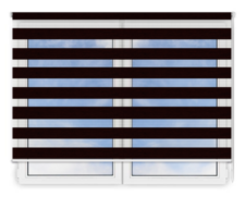 Стандартные рулонные шторы День Ночь Равелло 409 цена. Купить в «Мастерская Жалюзи»