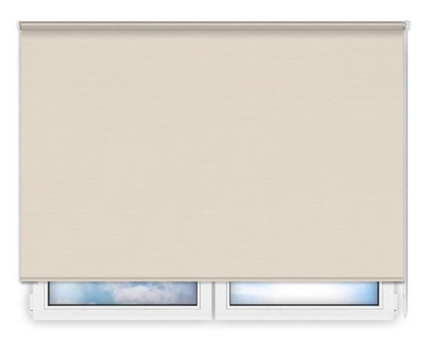 Стандартные рулонные шторы Лусто-светло-бежевый цена. Купить в «Мастерская Жалюзи»