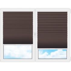 Плиссе (шторы, жалюзи) леванто коричневый